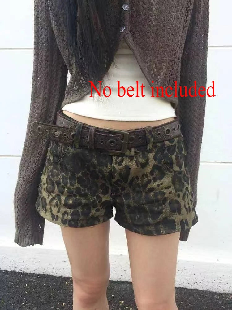 Summer Women Y2k Streetwear Gyaru Harajuku Fashion Grunge Vintage Coquette Low Rise 2000s Jean Shorts Denim Hot Pants Japanese - Smarsty