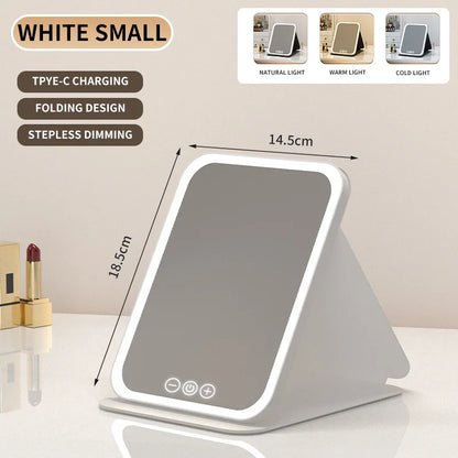 LED Dimmable Makeup Mirror with Adjustable Brightness - Smarsty