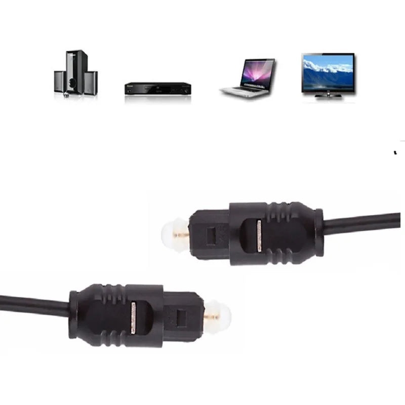 Digital Optical Audio Cable Gold Plated TosLink Connection - Smarsty