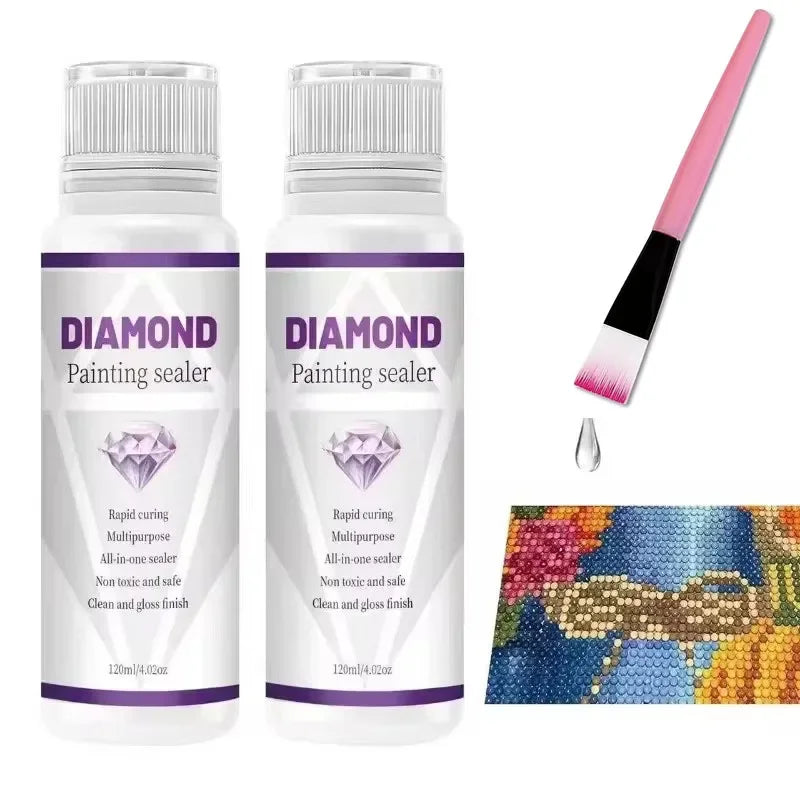 Diamond Painting Sealer for Permanent Hold and Shine - Smarsty