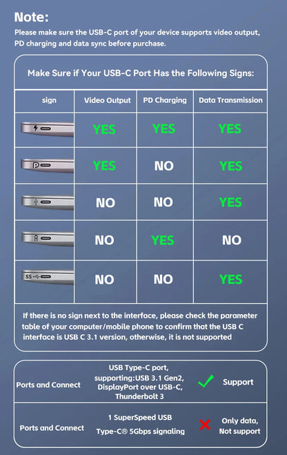 Type C to HDMI 4K Adapter for High-Quality Streaming - Smarsty