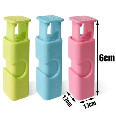 12 PCS Squeeze Bread Bag Clips Reusable Fresh Food Seal Plastic Clip Snack Bag Seal Spring Clip Home Kitchen Storage by Smarsty