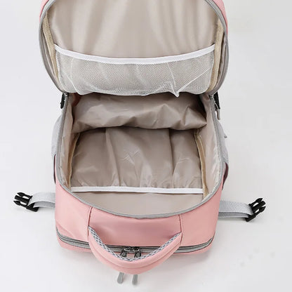 Casual Travel Backpack Women Large Capacity Waterproof Anti-Theft Casual Backpack Bag with Luggage Strap Laptop Backpack Women - Smarsty