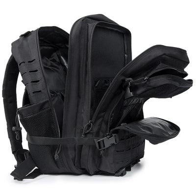 45L Tactical Backpack survival Bag Hunting MOLLE Backpack GYM For Men EDC Outdoor Hiking Rucksack Witch Bottle Holder - Smarsty