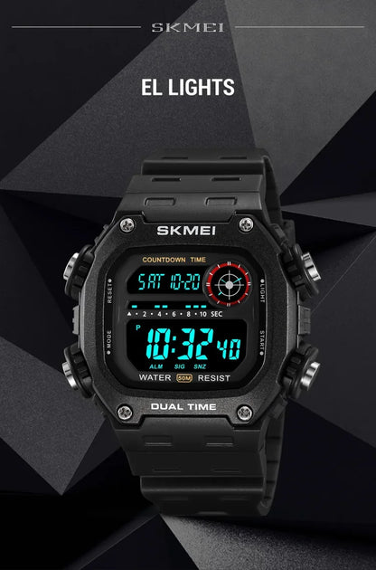 Skmei 2126 Waterproof Digital Sports Watch for Men - Smarsty