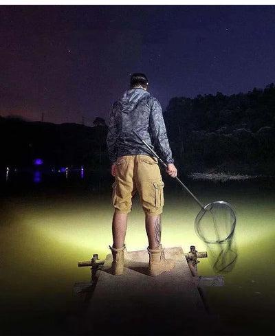Powerful Rechargeable Head Flashlight for Fishing Led Headlamp Nitecore Camping Headlights Hunting Torch Hiking Front Lanterns - Smarsty