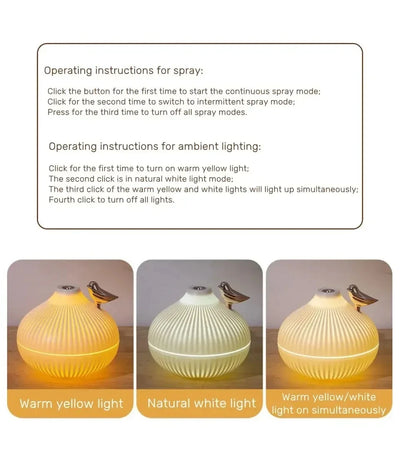 Onion Shape Humidifier with Night Light for Quiet Sleep - Smarsty