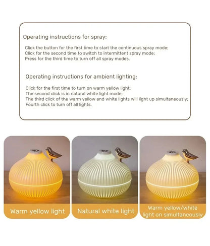 Onion Shape Humidifier with Night Light for Quiet Sleep - Smarsty