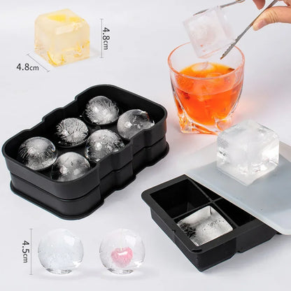 Silicone Ice Cube Molds for Perfect Spherical Ice - Smarsty