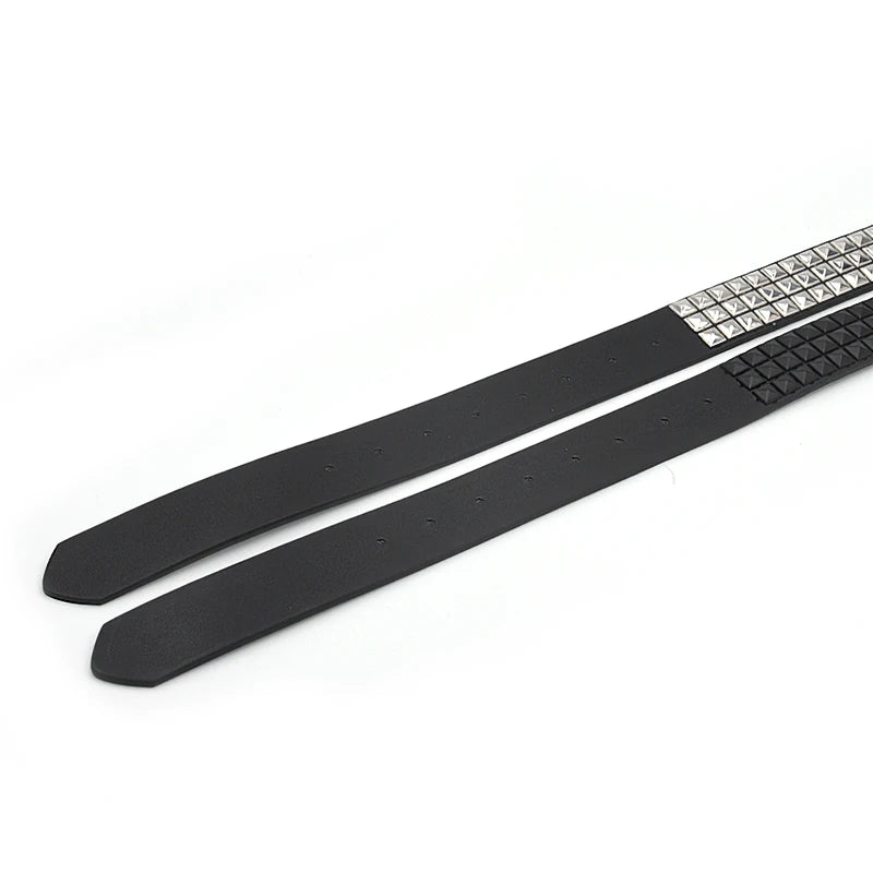 Pyramid Rivet Studded Belt Punk Rock Pin Buckle - Smarsty