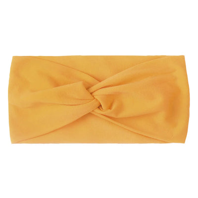 Candy Color Knotted Baby Girl Headband Soft Elastic - Smarsty