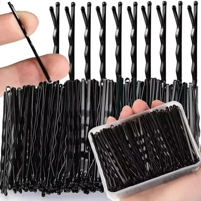Black Bobby Pins Set for Effortless Hair Styling - Smarsty