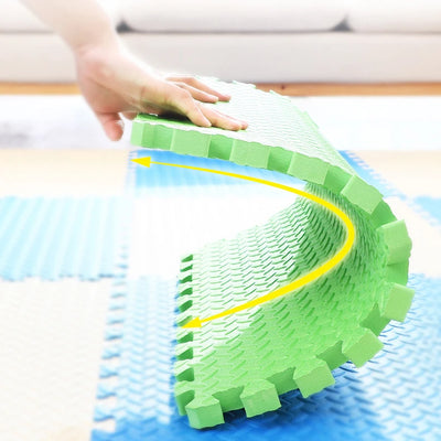 8Pcs/2.5cm Thick Nonslip Baby Crawling Play Mat Soundproof Puzzle Gym Mat for Children's Room and Eco-Friendly Puzzle Mat by Smarsty