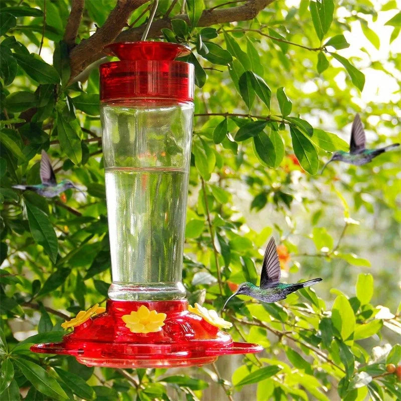 Suspended Hummingbird Feeder with Five Feeding Ports - Smarsty