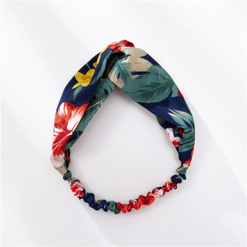 Bohemian Print Headbands For Women Vintage Turban Comfort - Smarsty
