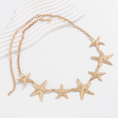 Gold Color Starfish Belly Chain for Women - Smarsty