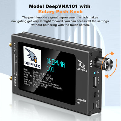DeepVNA-101 4.3 Inch Antenna Analyzer with Metal Case - Smarsty