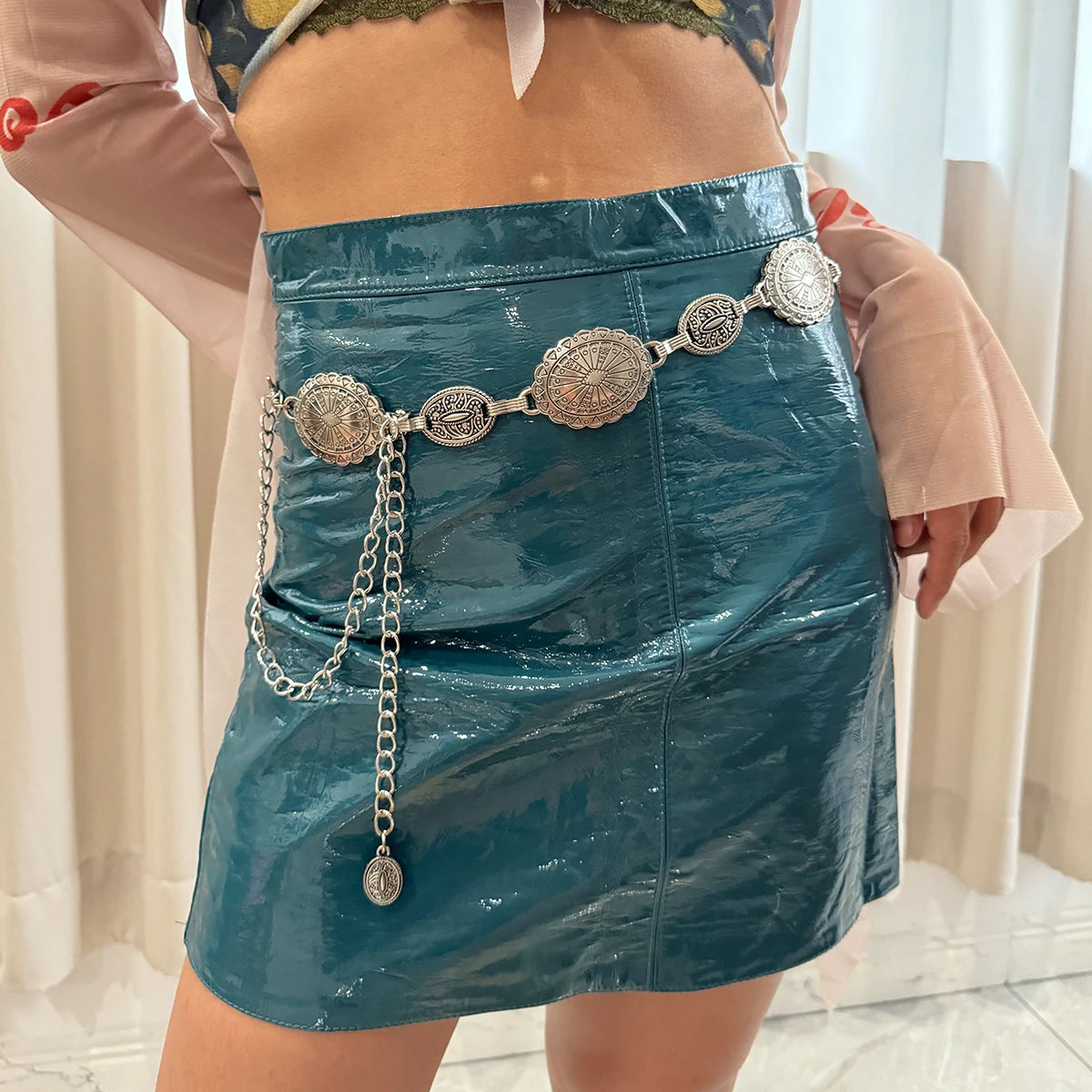 Adjustable Y2K Goth Designer Belt for Women - Smarsty