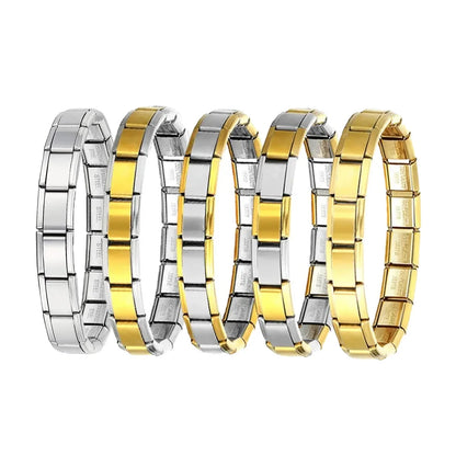 Stainless Steel Elastic Italian Link Bracelet Durable Charm Bangle - Smarsty