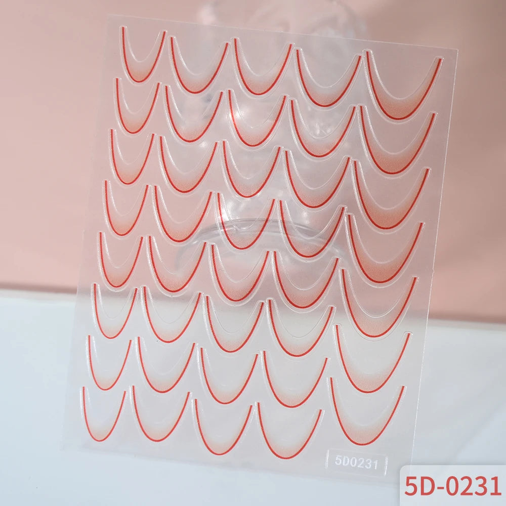 Self-Adhesive French Lines Nail Stickers for Easy Manicure - Smarsty