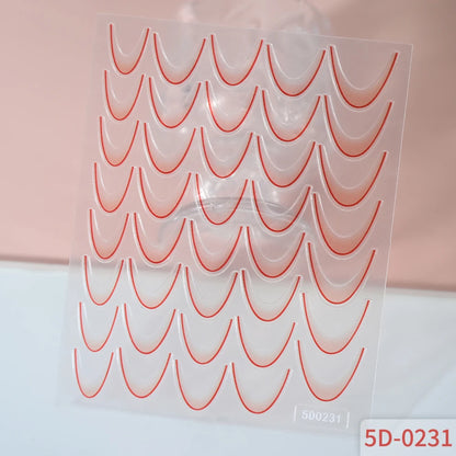 Self-Adhesive French Lines Nail Stickers for Easy Manicure - Smarsty