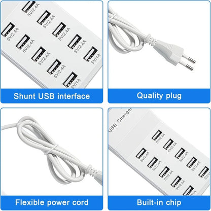Portable USB Power Charger With Fast Charging Ports - Smarsty