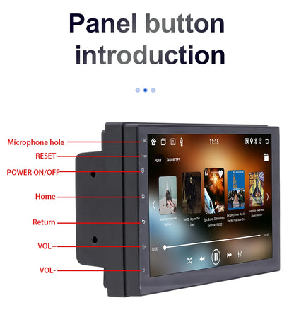 Universal Android 13 Car Stereo Seven Inch GPS Navigation - Smarsty