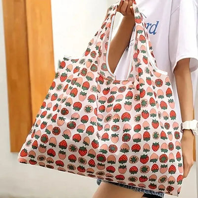 Reusable Grocery Bags Large Foldable Washable Eco Friendly - Smarsty