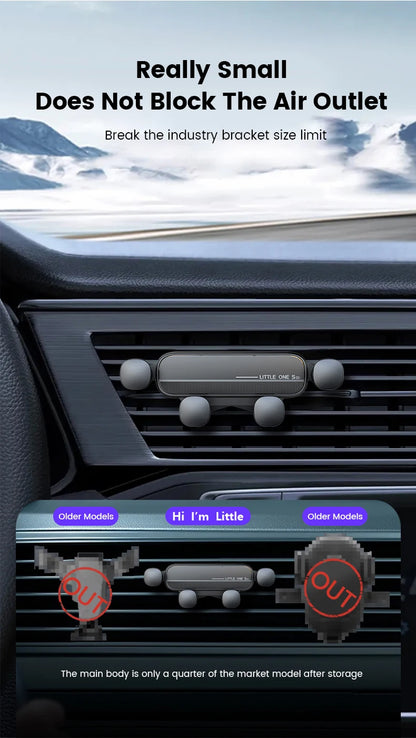 Gravity Car Phone Holder Air Vent Mount For Universal Fit - Smarsty