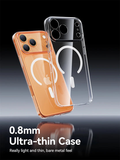 Magnetic Clear Case For iPhone Anti Yellowing - Smarsty