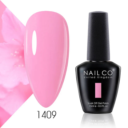 NAILCO 15ml Gel Top Coat and Base Coat for Long-Lasting Shine - Smarsty