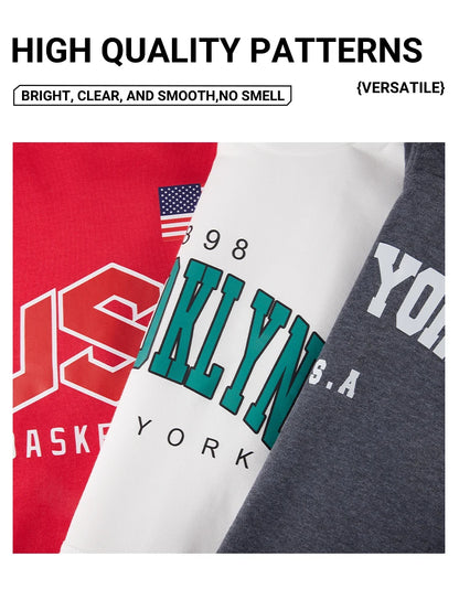 Casual Women's Hoodies Faith Over Fear Letter Printing Sweatshirts Fleece Warm Comfortable Pocket Pullovers Autumn Streetwear