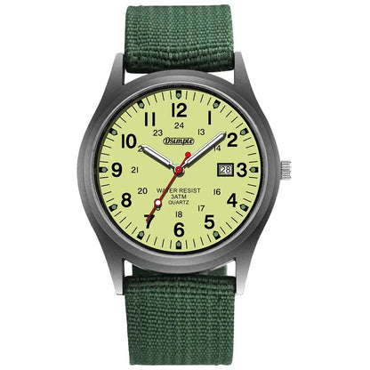 Luxury Mens Luminous Quartz Watch with Calendar - Smarsty