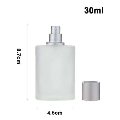 Frosted Glass Spray Bottles Refillable Perfume Atomizer - Smarsty