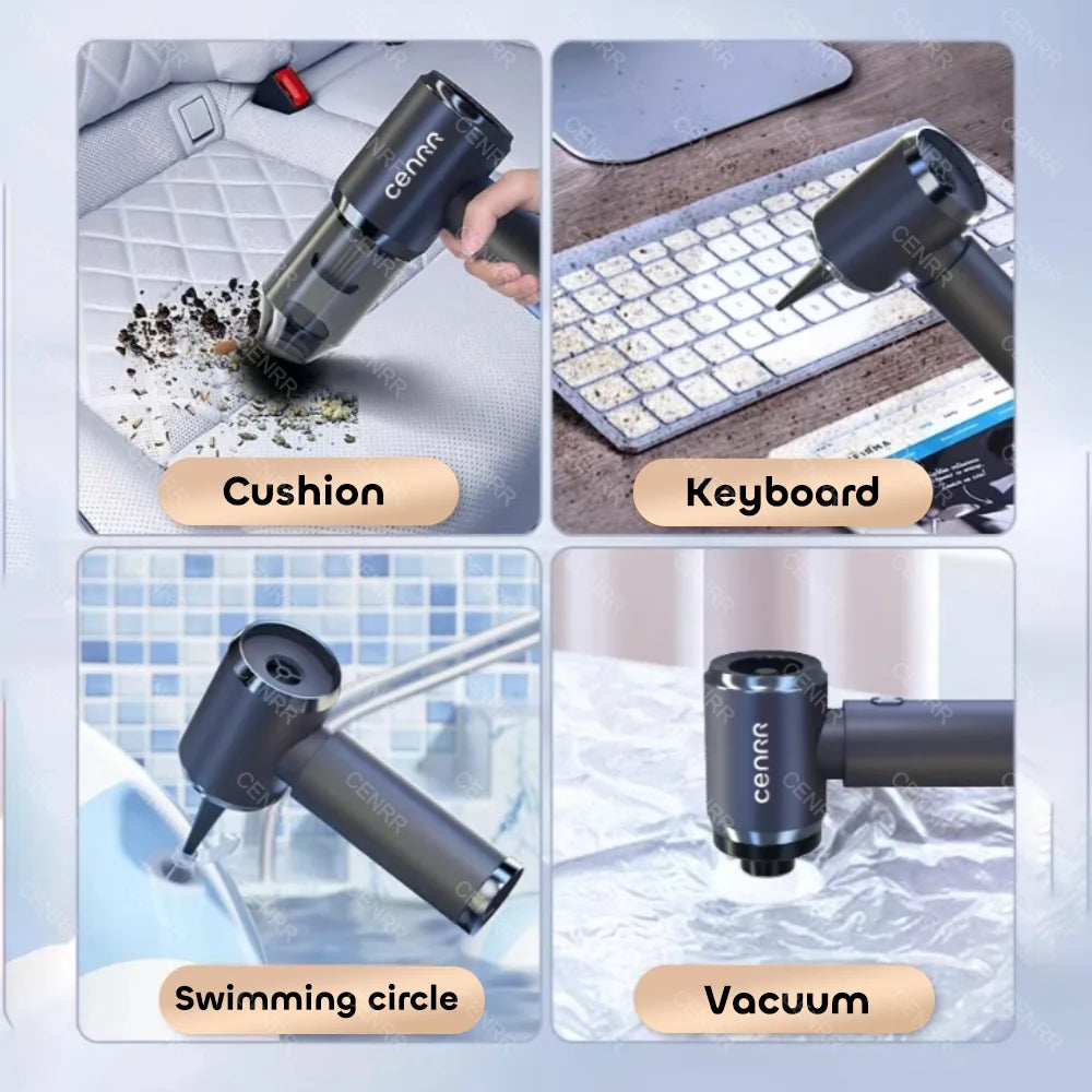 Cordless Car Vacuum Cleaner Portable Handheld Rechargeable - Smarsty