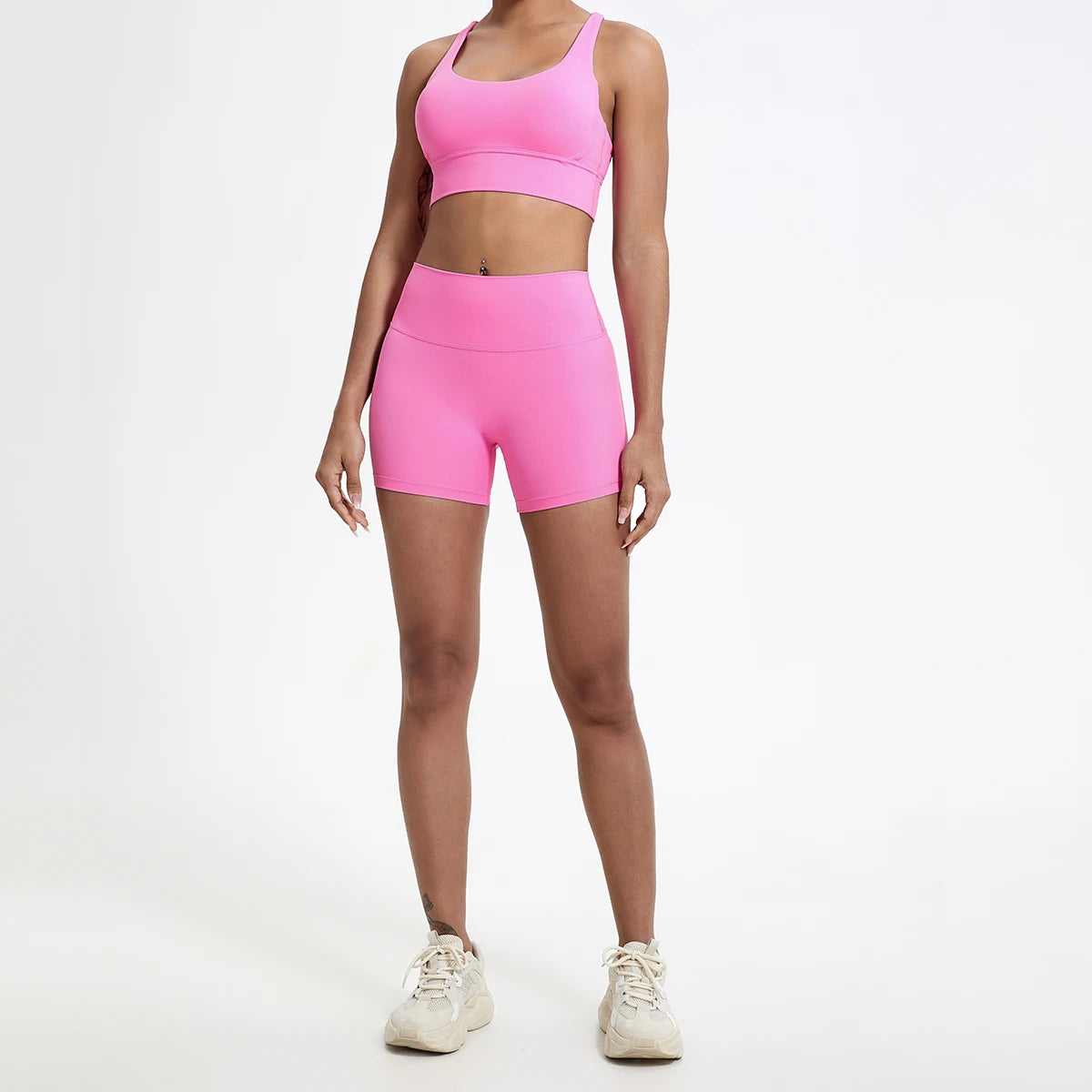 Hearuisavy Running Sports Shorts Women Buttock Lift Gym Leggings Women Cycling Slim Fit Workout Shorts High Waist Yoga Shorts - Smarsty