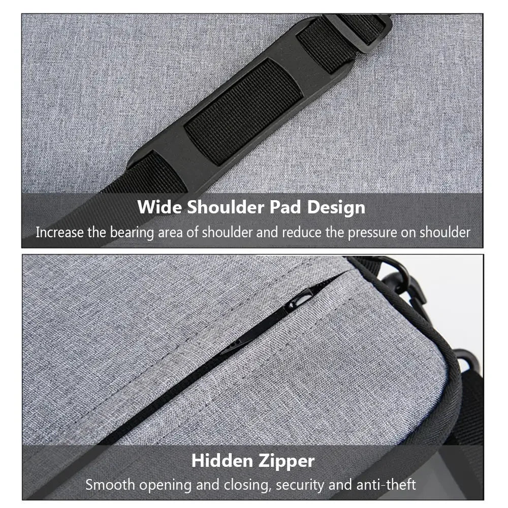 Laptop Sleeve Case With Zipper Shoulder Bag And Pouch