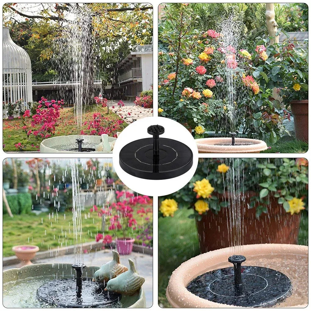 Solar Powered Fountain for Outdoor Garden Decoration - Smarsty