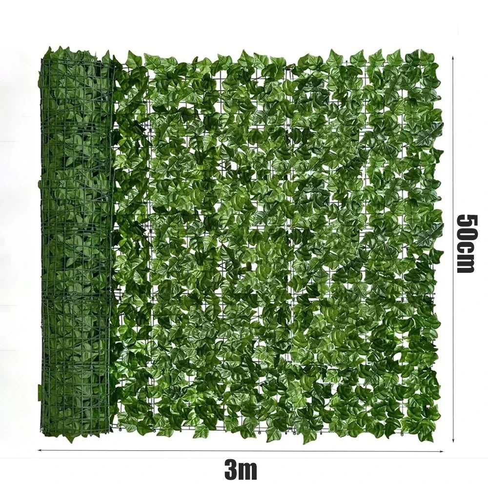 Artificial Green Leaf Fence Panels for Outdoor Privacy - Smarsty