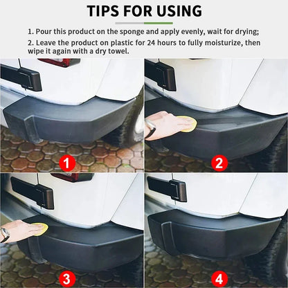 Back To Black Plastic Restorer With Longlasting Shine - Smarsty