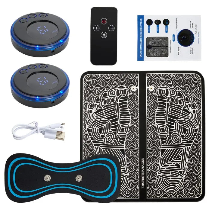 Electric Foot Massager Pad for Muscle Relaxation - Smarsty
