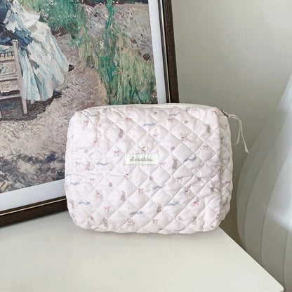 Large Capacity Women's Cosmetic Bags Cases Casual Ladies Small Storage Bag with Zipper Female Travel Clutch Bag Small Handbags - Smarsty