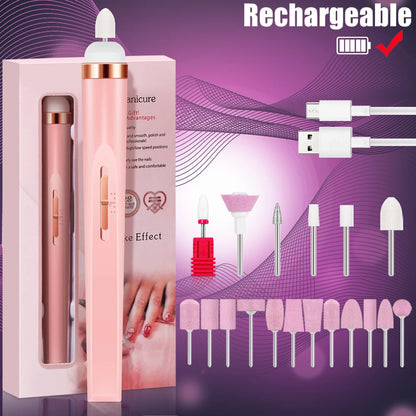Portable 5 in 1 Electric Nail Drill Set for Professional Manicures - Smarsty