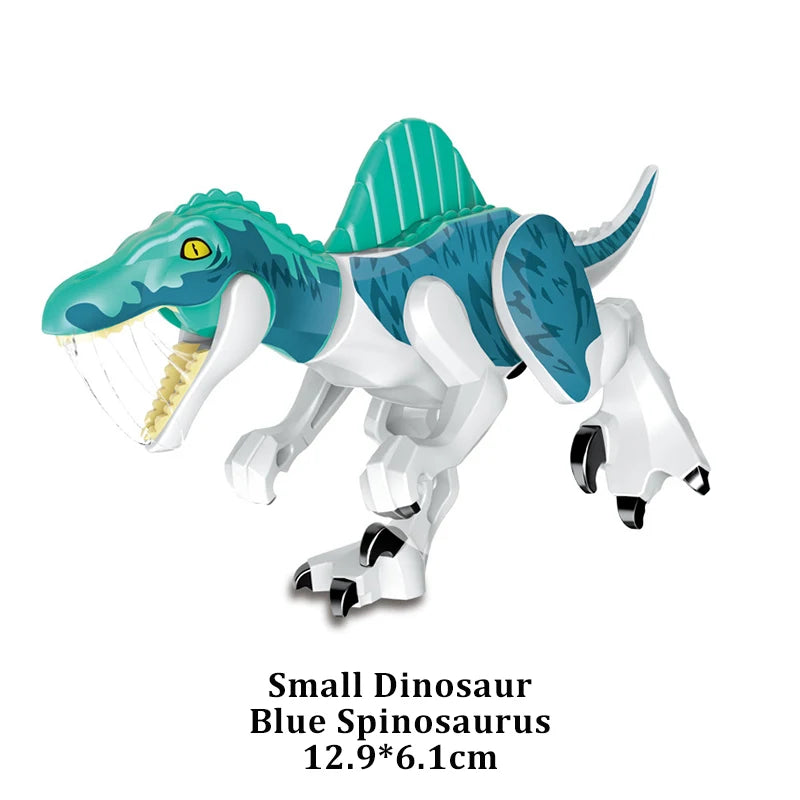Jurassic Dinosaur World Brutal Raptor T-Rex Triceratops Indominus Rex Model Building Blocks Dino Velociraptor Figure Bricks Toys