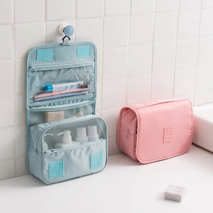 Waterproof Travel Makeup Bag Organizer For Women With Hook - Smarsty