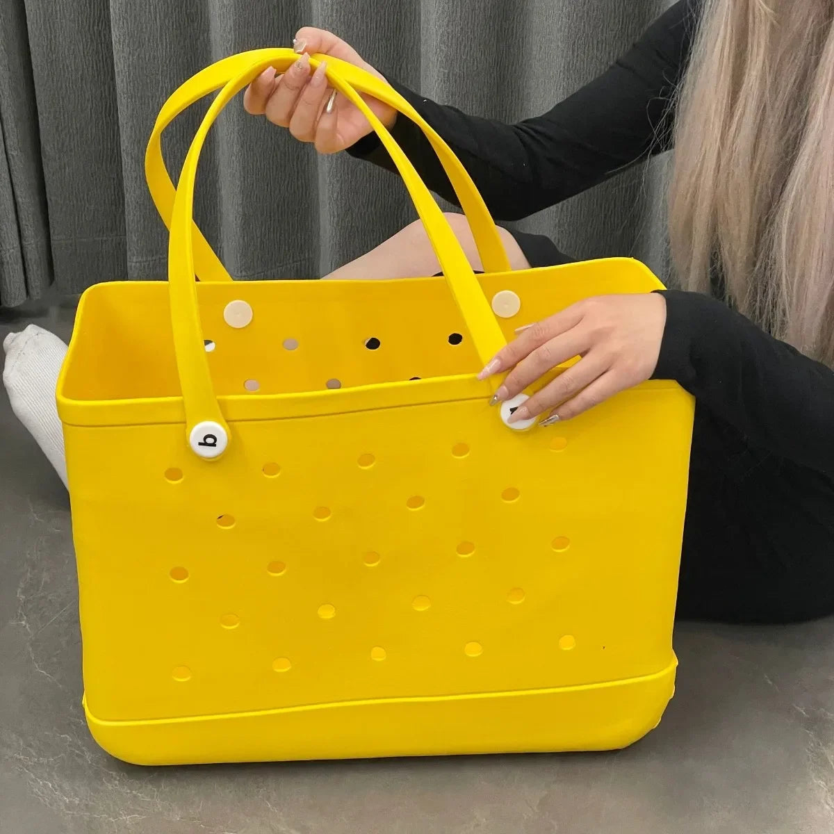 Croc Beach Tote Bag Waterproof EVA Extra Large Capacity - Smarsty