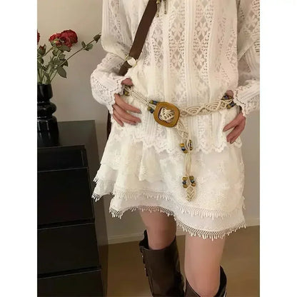 Bohemian Butterfly Tassel Waist Chain Adjustable Belt - Smarsty