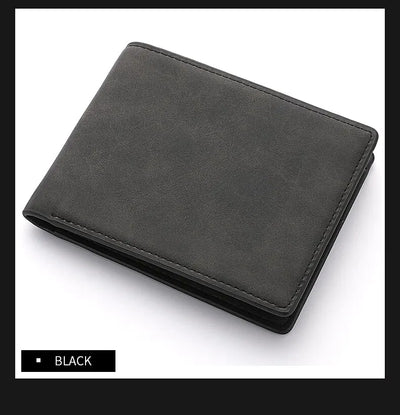 2025 New Wallet Men Short Dollar Clip Zipper Simple Soft Leather Lightweight - Smarsty