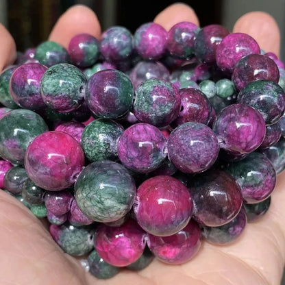 45 Pcs 8mm Natural Stone Beads For DIY Jewelry Bracelet - Smarsty