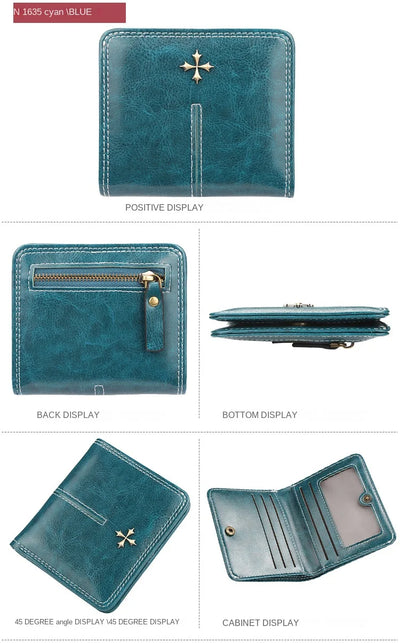 2023 New Mini Women Wallets Free Name Engraving Fashion Small Wallets Zipper PU Leather Quality Female Purse Card Holder Wallet - Smarsty